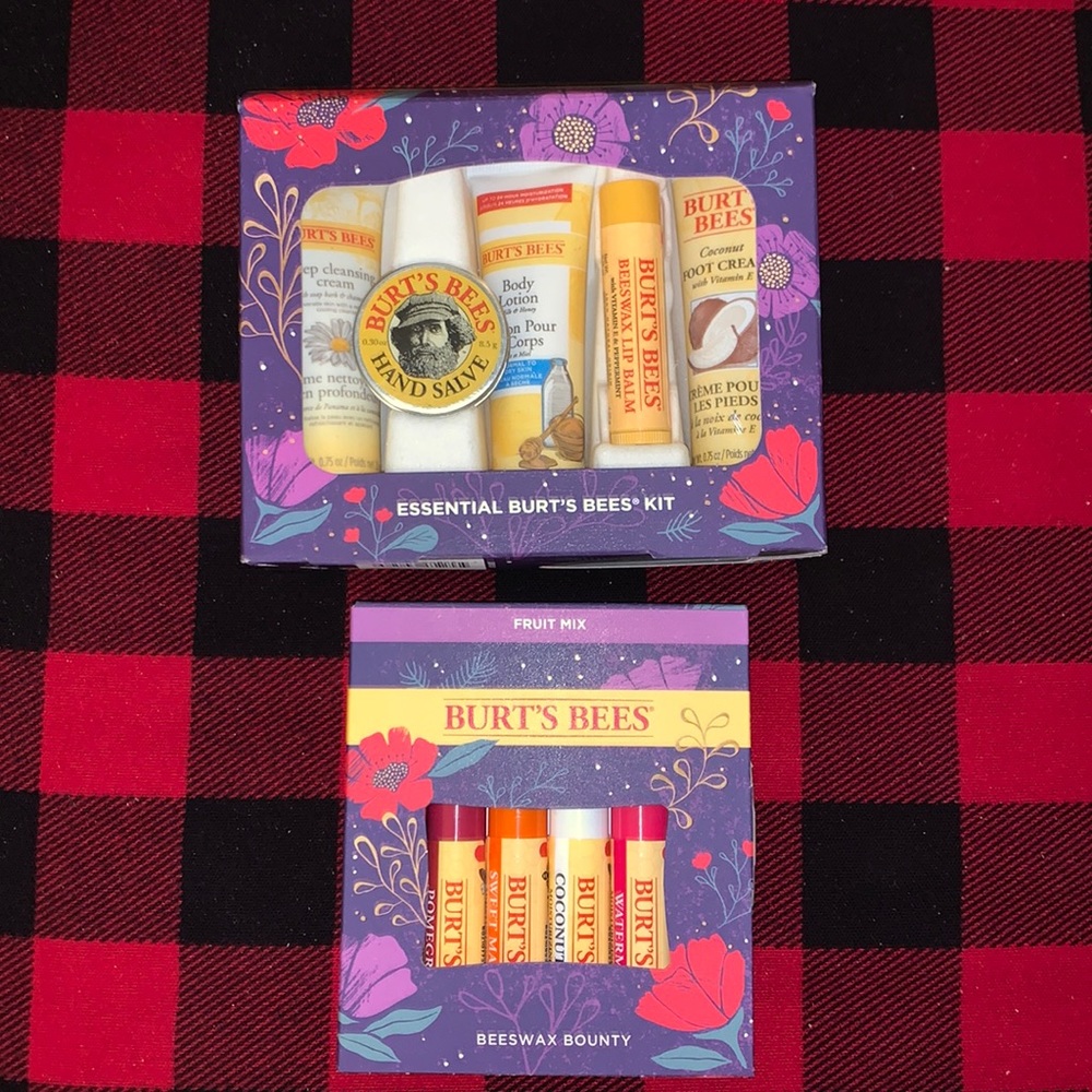Burt’s Bees Essential Kit and Beeswax Bounty Fruit Mix Lip Balm